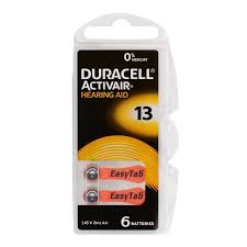 Duracell Activair 13 Numara 6'lı İşitme Cihazı Pili