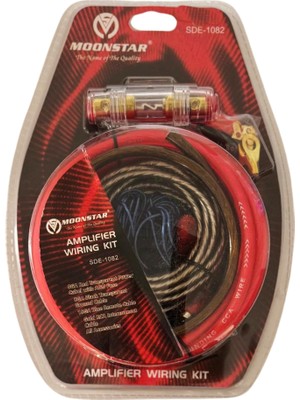 Moonstar 8ga Vakumlu SDE-1082 Oto Anfi Kablo Seti