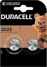 Duracell CR2025 3V 2'li Lityum Düğme Pil