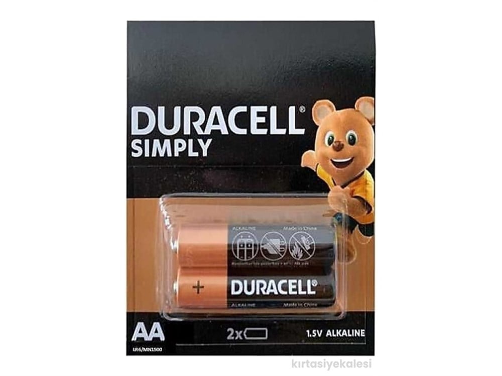 DURACELL SIMPLY AA 2'LI KARTELA